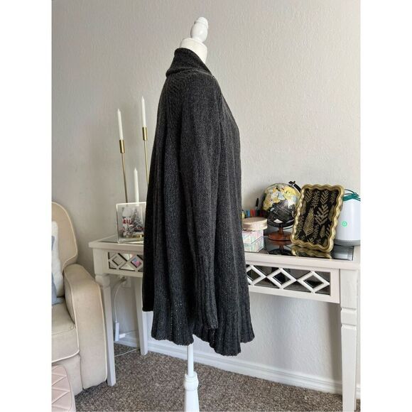 Eileen Fisher limited edition open front cardigan cashmere silk & wool blend - Picture 3 of 5